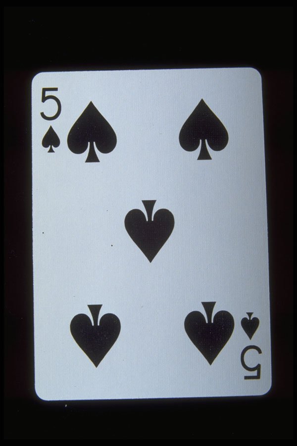 425065 Five Of Spades A4 Photo Print