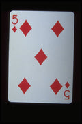 425070 Five Of Diamonds A4 Photo Print