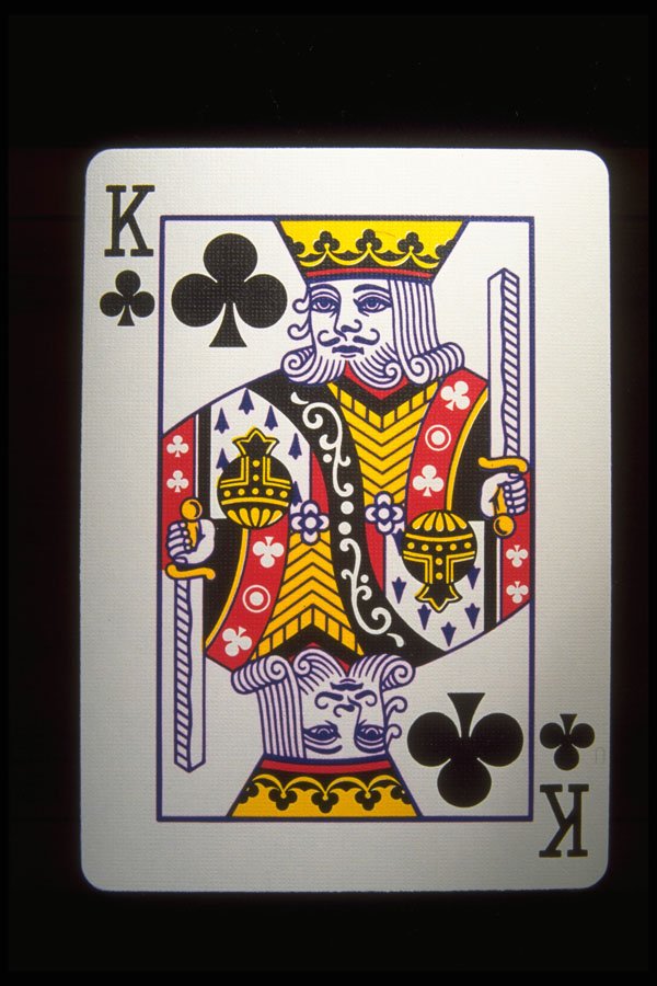 425090 King Of Clubs A4 Photo Print