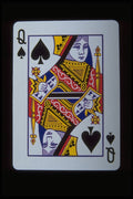 425091 Queen Of Spades A4 Photo Print