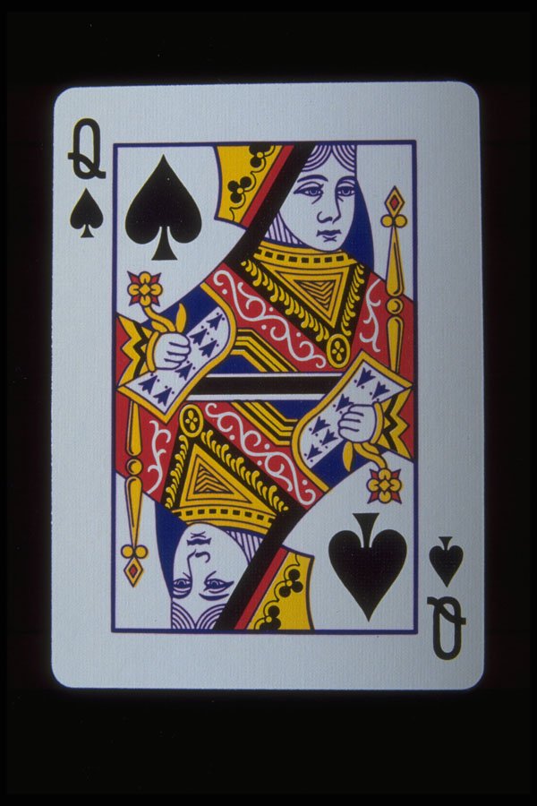 425091 Queen Of Spades A4 Photo Print