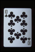 425092 Ten Of Clubs A4 Photo Print