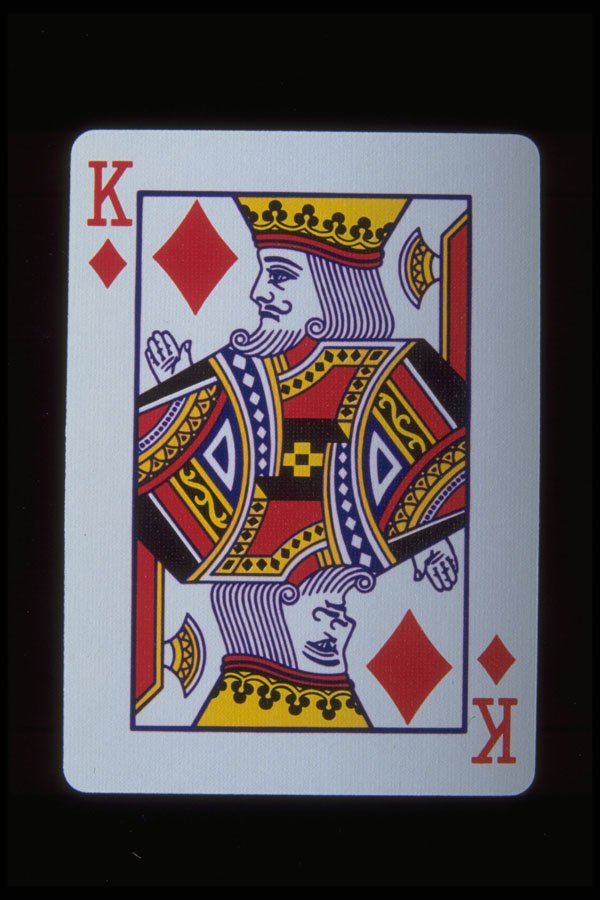 425096 King Of Diamonds A4 Photo Print