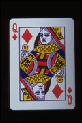 425098 Queen Of Diamonds A4 Photo Print
