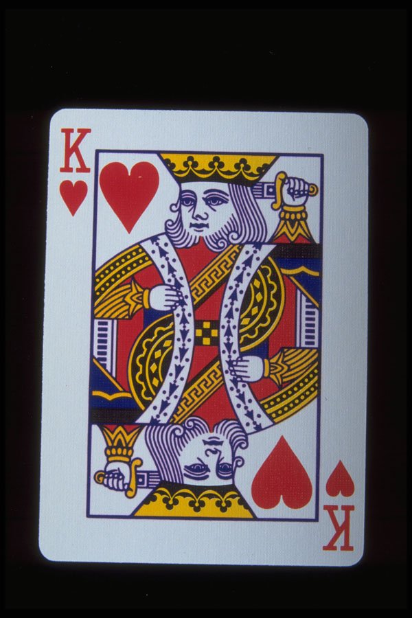 425099 King Of Hearts A4 Photo Print