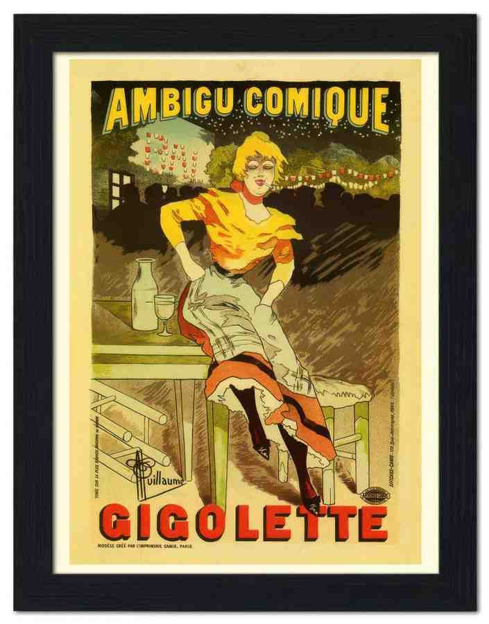 426 ambigue comique albert guillaume 1894 2 Vintage Advert A4 Photo Print
