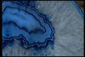 426007 Blue Dyed Agate A4 Photo Print