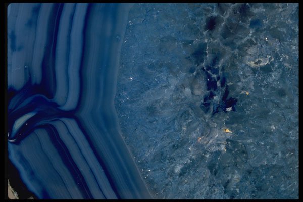 426021 Blue Dyed Brazilian Agate A4 Photo Print
