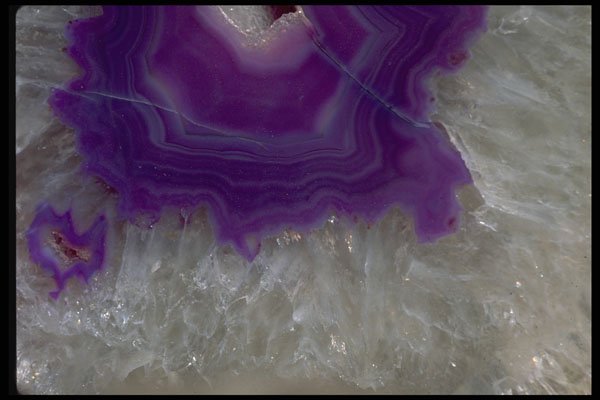 426042 Purple Dyed Agate A4 Photo Print