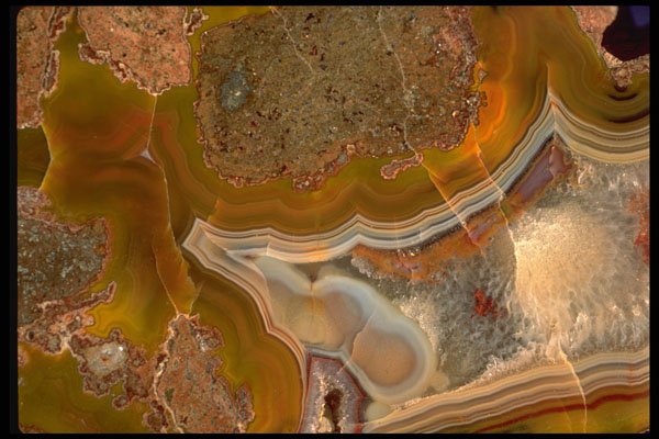 426053 Red And Clear Agate A4 Photo Print