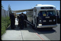 428004 Team Outside The Command Post A4 Photo Print