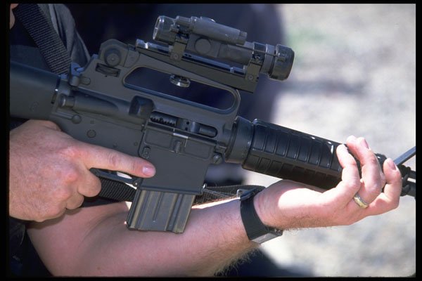 428008 Detail, CAR 15 Rifle A4 Photo Print