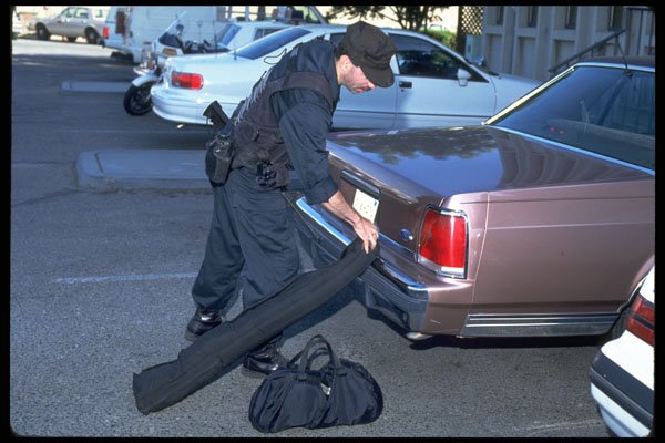 428027 Member Collects Gear From Car A4 Photo Print