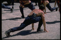 428033 Team Does PT Before Training Session A4 Photo Print