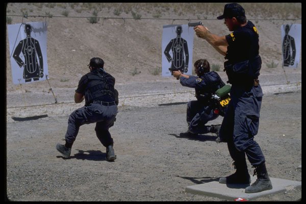 428037 Combat Pistol Drill A4 Photo Print