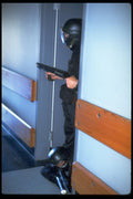 428059 Security Element In Building Covers Hallway A4 Photo Print