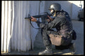 428075 Perimeter Security Man In Position A4 Photo Print