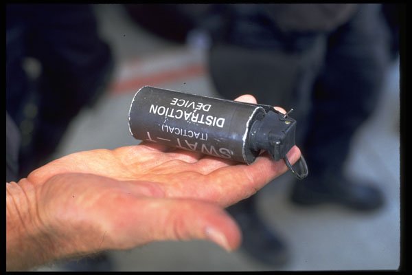 428093 Stun Grenades A4 Photo Print