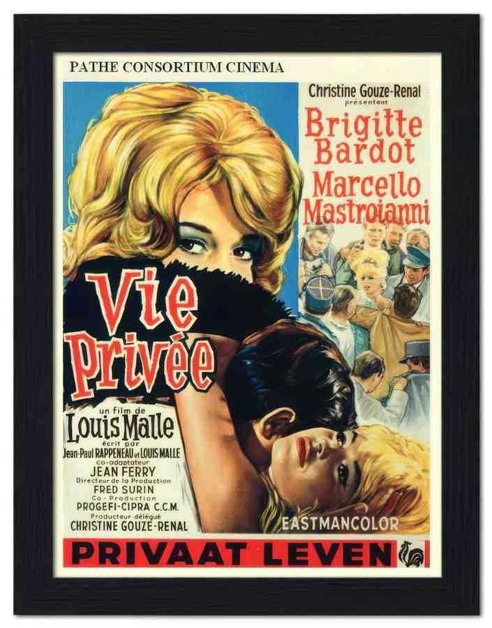 429 vie privee brigitte bardot 2 Vintage Advert A4 Photo Print