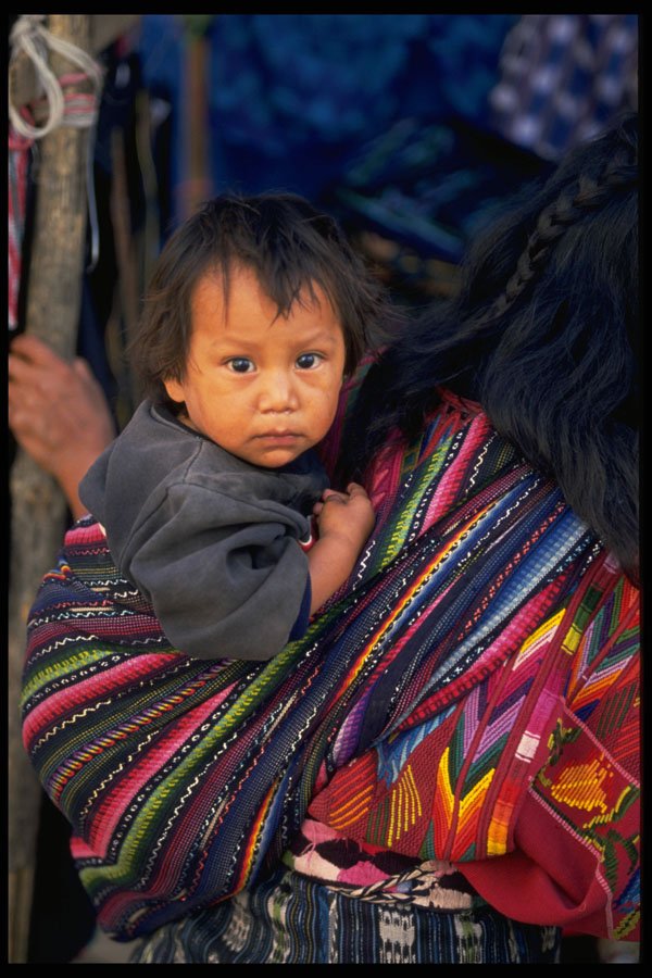 429011 Mayan Baby, Guatemala A4 Photo Print