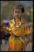 429019 Girl, Independence Day Parade, Rantepao, Indonesia A4 Photo Print