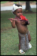 429036 Mt. Hagen Sing sing Small Player, New Guinea A4 Photo Print