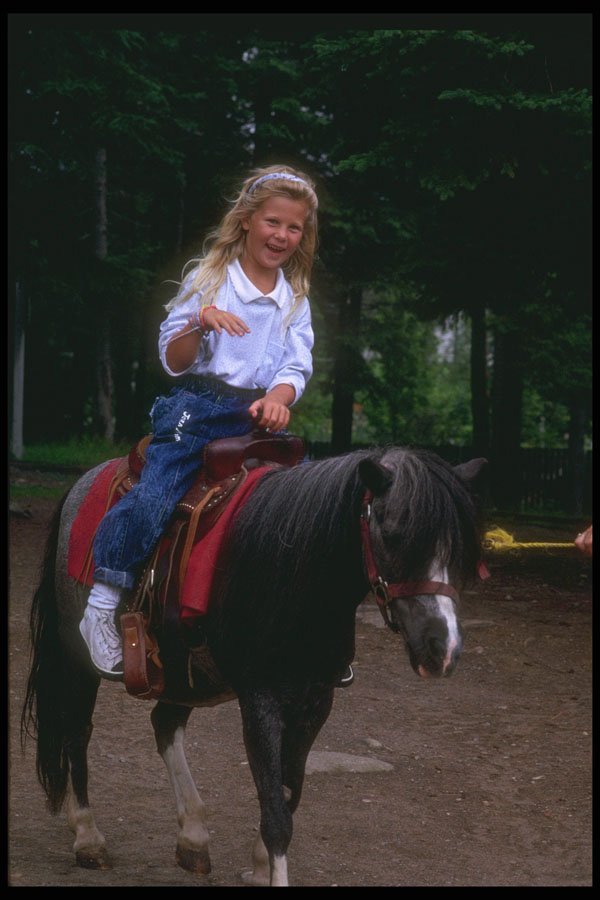 429059 Pony Ride A4 Photo Print