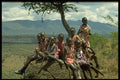 429096 Maasai Children A4 Photo Print