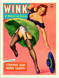 43 wink glamour magazine cover 2 Vintage Advert A4 Photo Print