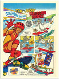 433 tom and jerry walls ice cream skateboard advert 1970s 2 Vintage Advert A4 Photo Print