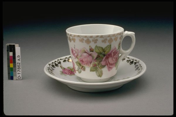433002 Cup And Saucer A4 Photo Print