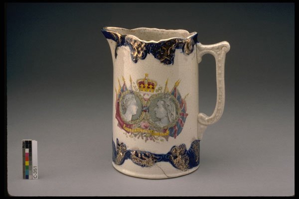 433008 Commemorative Pitcher Of Queen Victoria's Reign A4 Photo Print