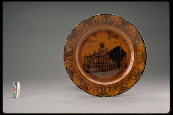 433015 Souvenir Plate Of Cobourg, Ontario A4 Photo Print