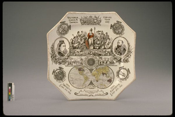 433064 Jubilee Commemorative Plate A4 Photo Print