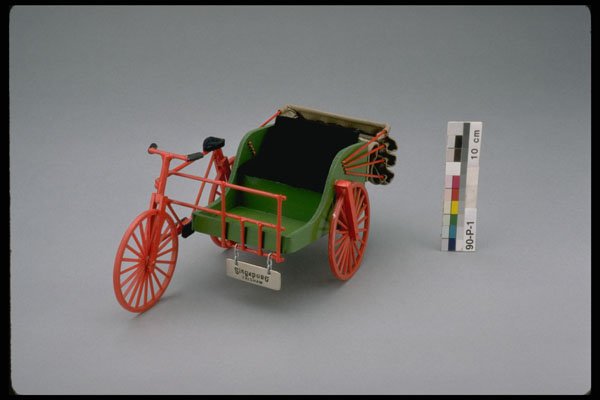 434024 Singapore Trishaw A4 Photo Print