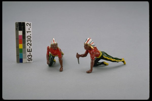 434027 Native Warrior Set A4 Photo Print