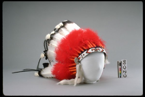 434030 Plains Headdress A4 Photo Print