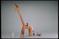 434071 Giraffe Figurine A4 Photo Print