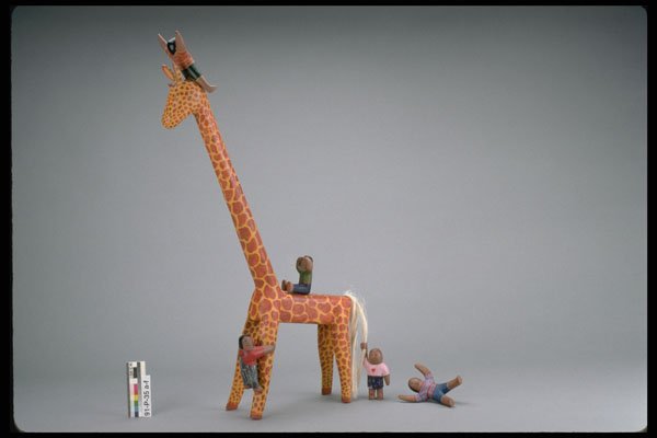 434071 Giraffe Figurine A4 Photo Print