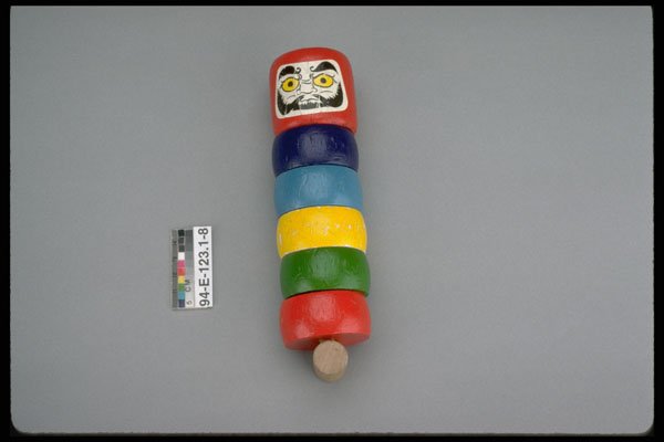 434073 Daruma Stacking Game A4 Photo Print