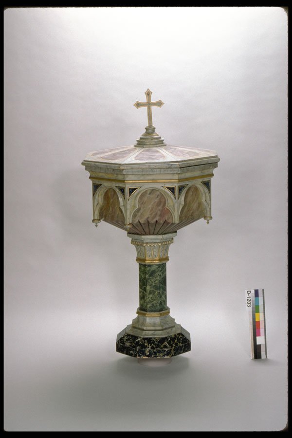 435039 Baptismal Font A4 Photo Print