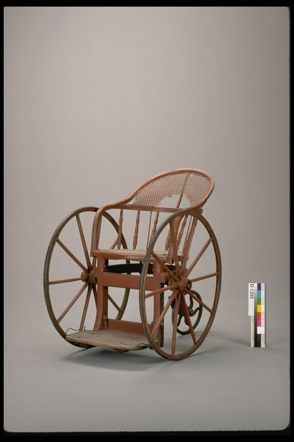 435042 Wheel Chair A4 Photo Print