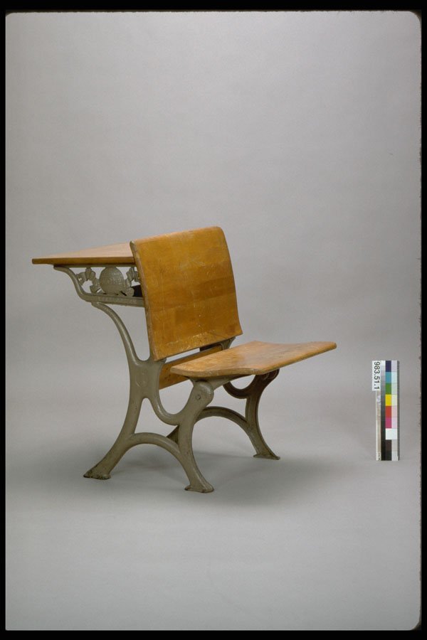 435047 School Desk A4 Photo Print