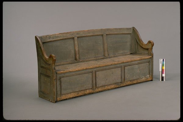 435071 Settle bed A4 Photo Print