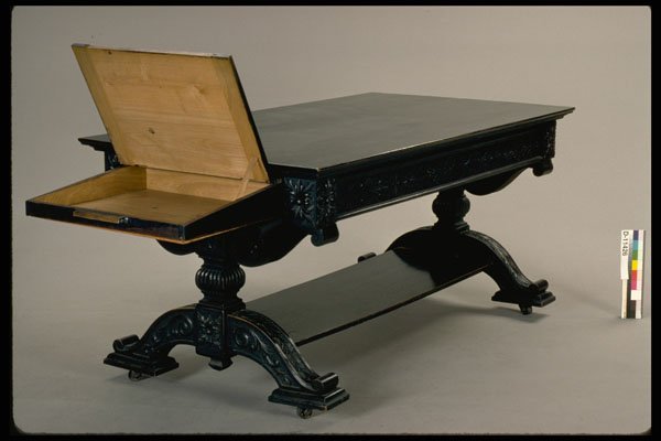 435089 Library Table A4 Photo Print