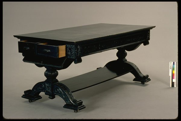 435093 Library Table A4 Photo Print