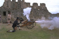 436004 Demonstration Of Cannon Loading A4 Photo Print
