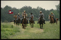 436016 Confederate Cavalry Officers On Horseback, Civil War A4 Photo Print