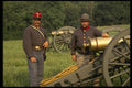 436017 Confederate Artillery Officers, Civil War A4 Photo Print