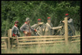 436018 Confederate Artillery Position, Civil War A4 Photo Print